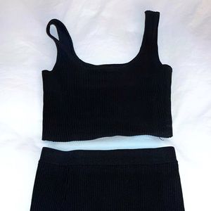 Forever 21 skirt and crop top set
